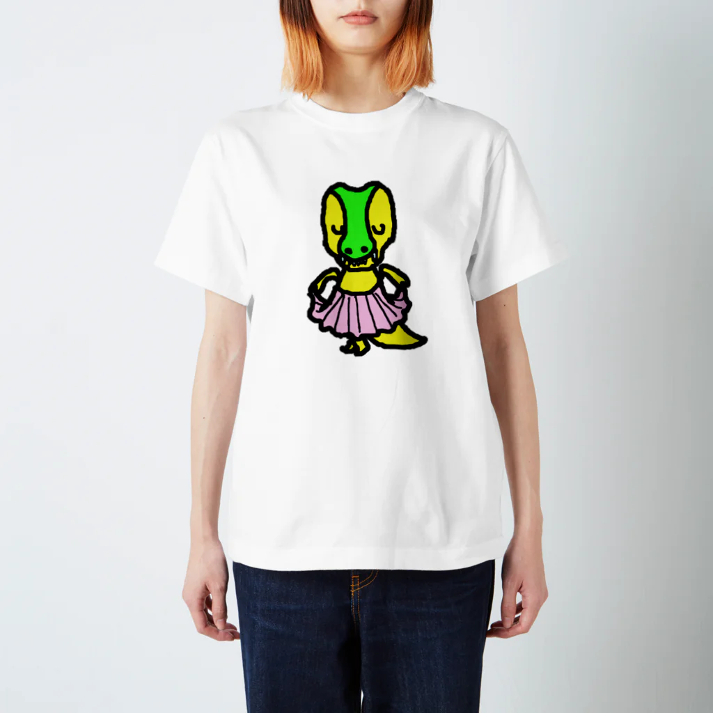 erichandmade × eric_joy_のぺこりティラノサウルス君 スタンダードTシャツ