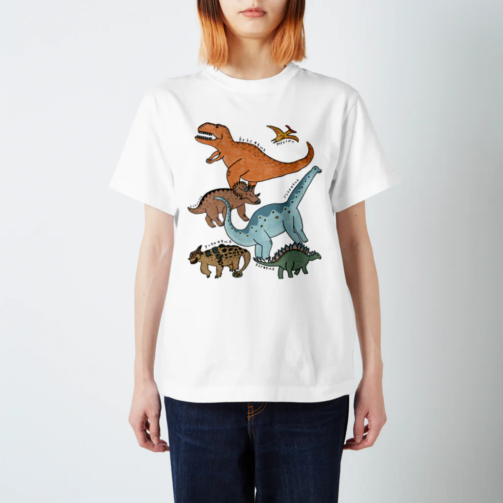母アパレルの人気恐竜シリーズ 티셔츠