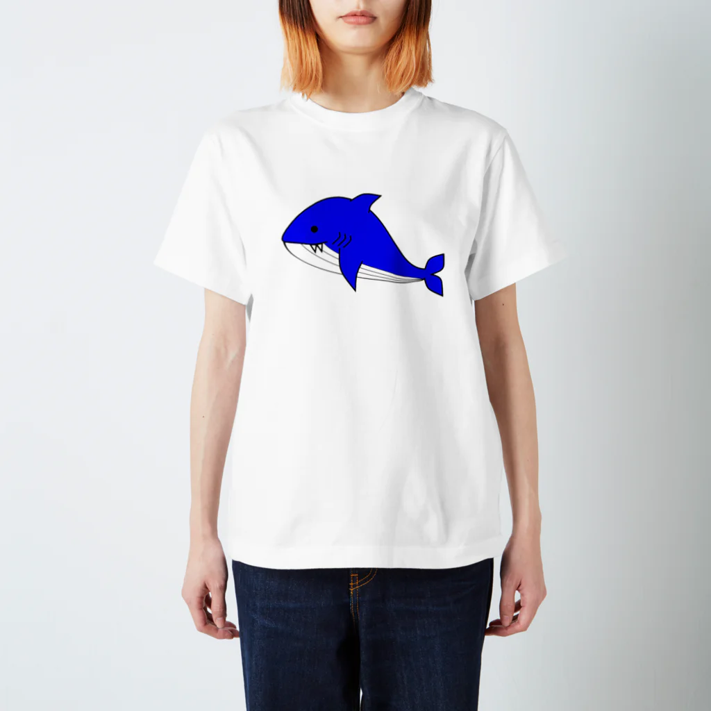 Dsdiary ~Processingデザイン~のサメクジラのパンチ スタンダードTシャツ