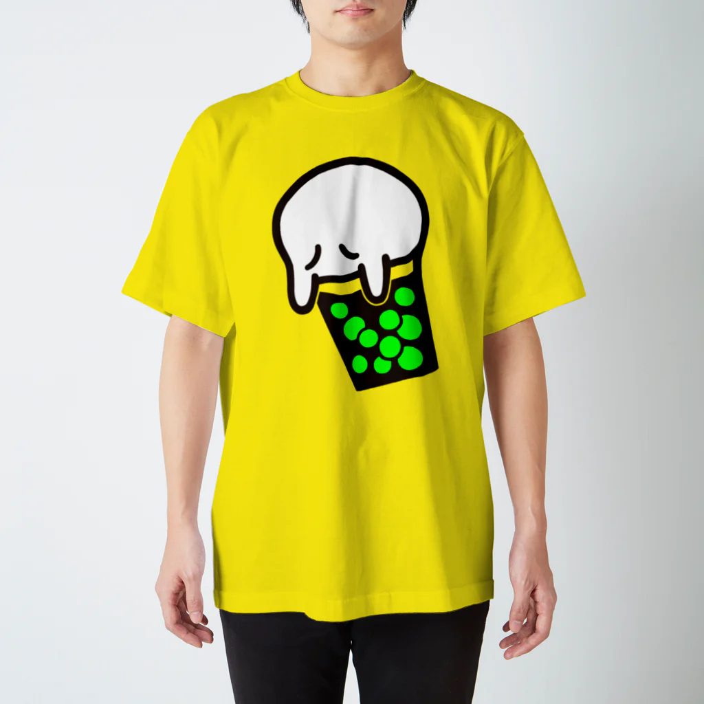 NiSchの「10+」Beer Ghost くん スタンダードTシャツ