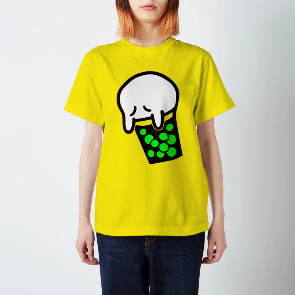 NiSchの「10+」Beer Ghost くん スタンダードTシャツ