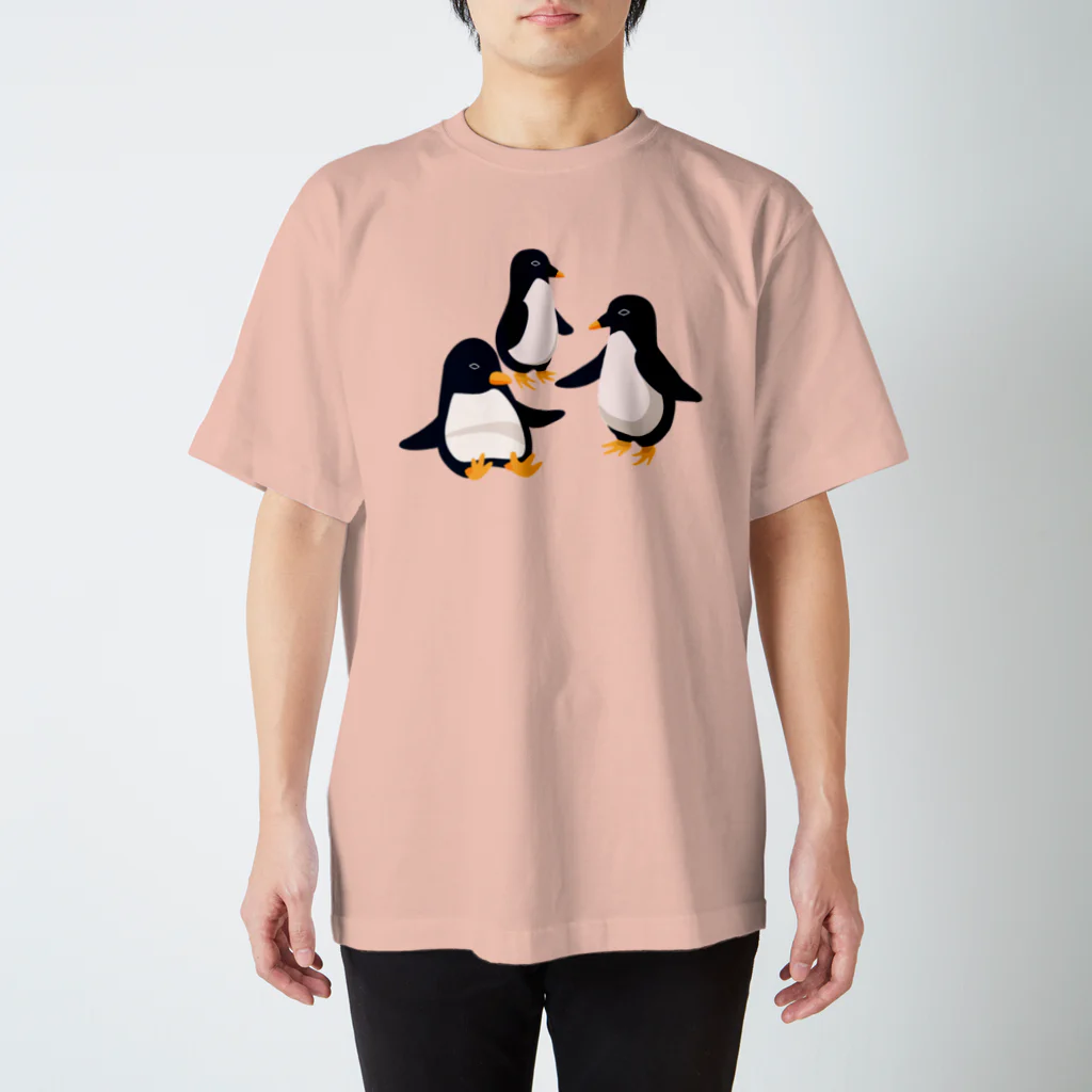 猫鳴きのペンギン スタンダードTシャツ