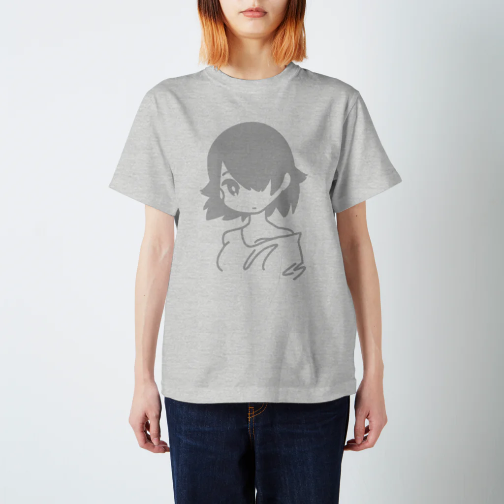 ポポパショップの片目ちゃん Regular Fit T-Shirt