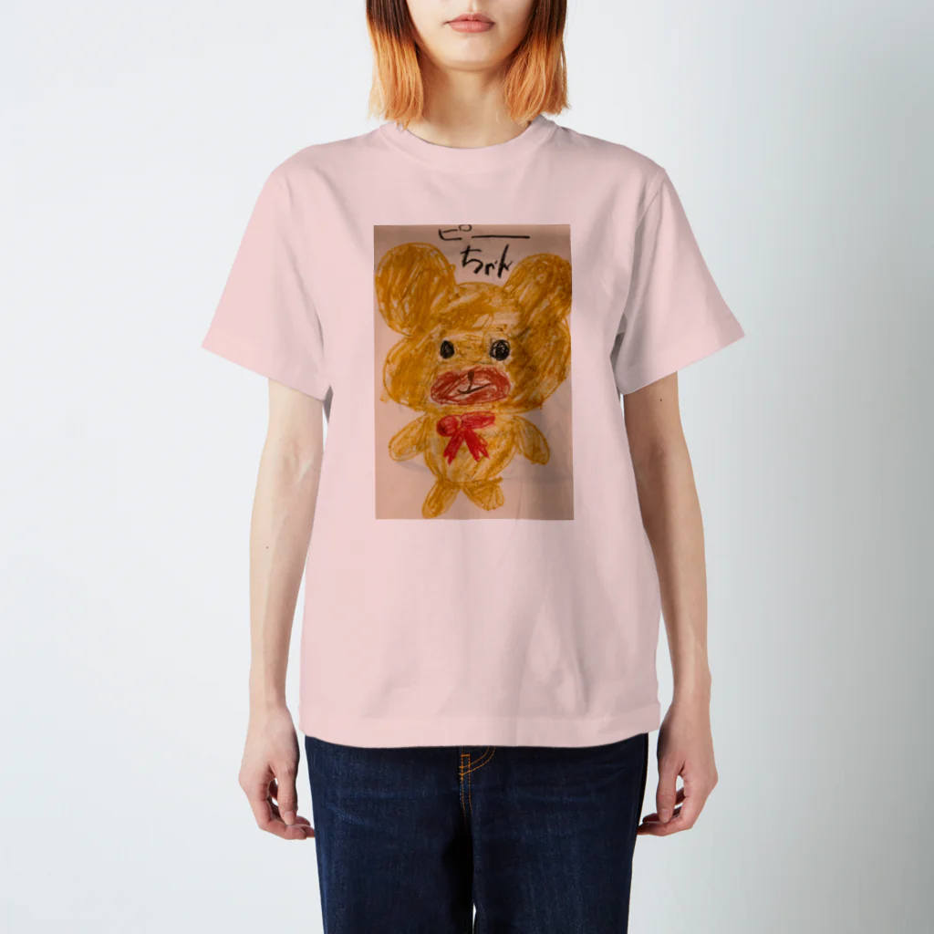 恋楽屋喫茶のくまのピーちゃん スタンダードTシャツ