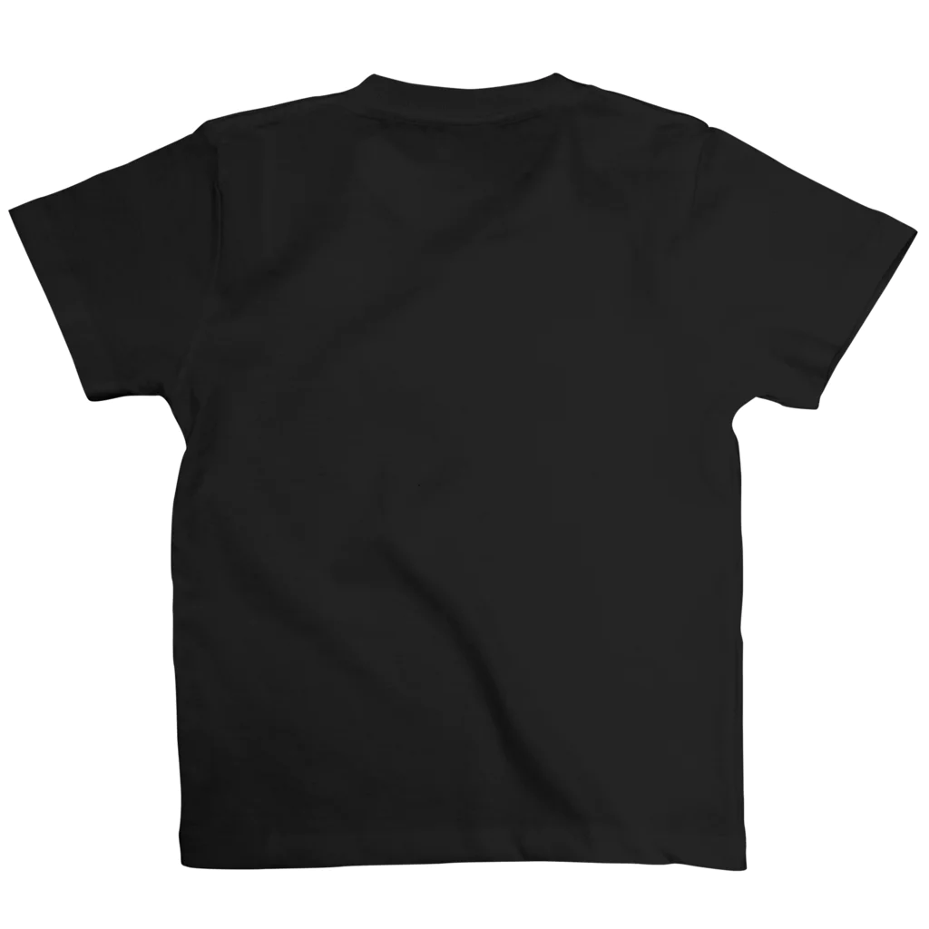 デザインをしましたのオオクワガタ（白文字） Regular Fit T-Shirtの裏面