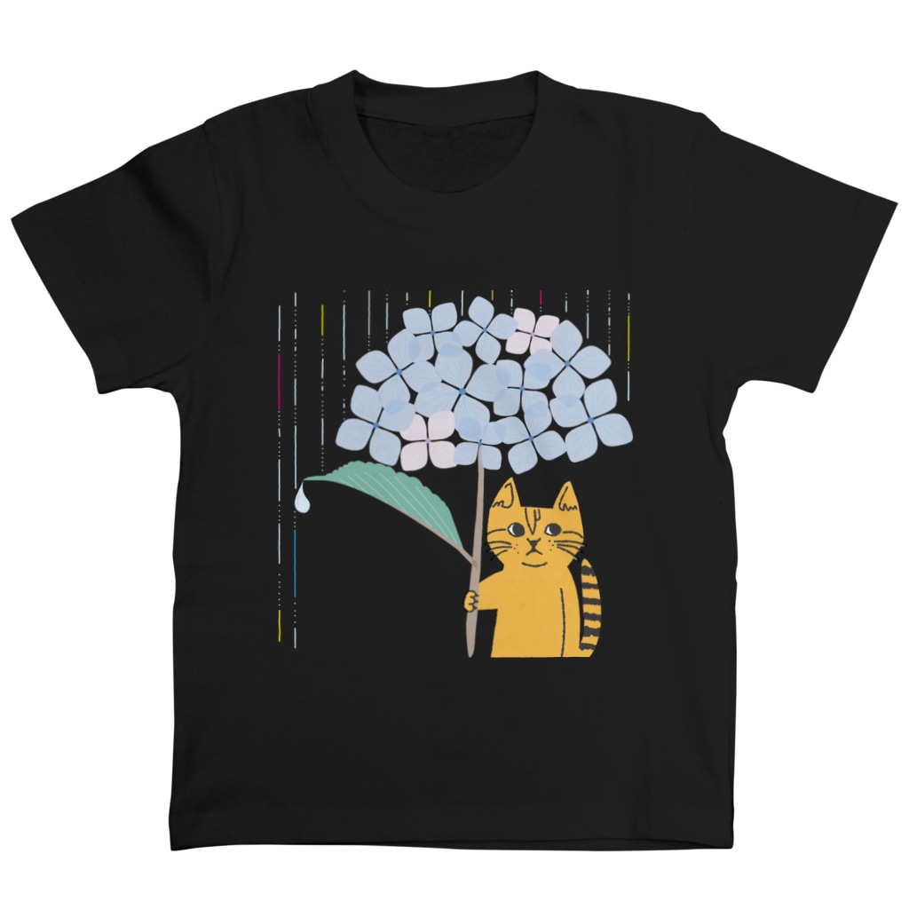 mapechiのトラネコしまお、雨でもへっちゃら T-Shirt