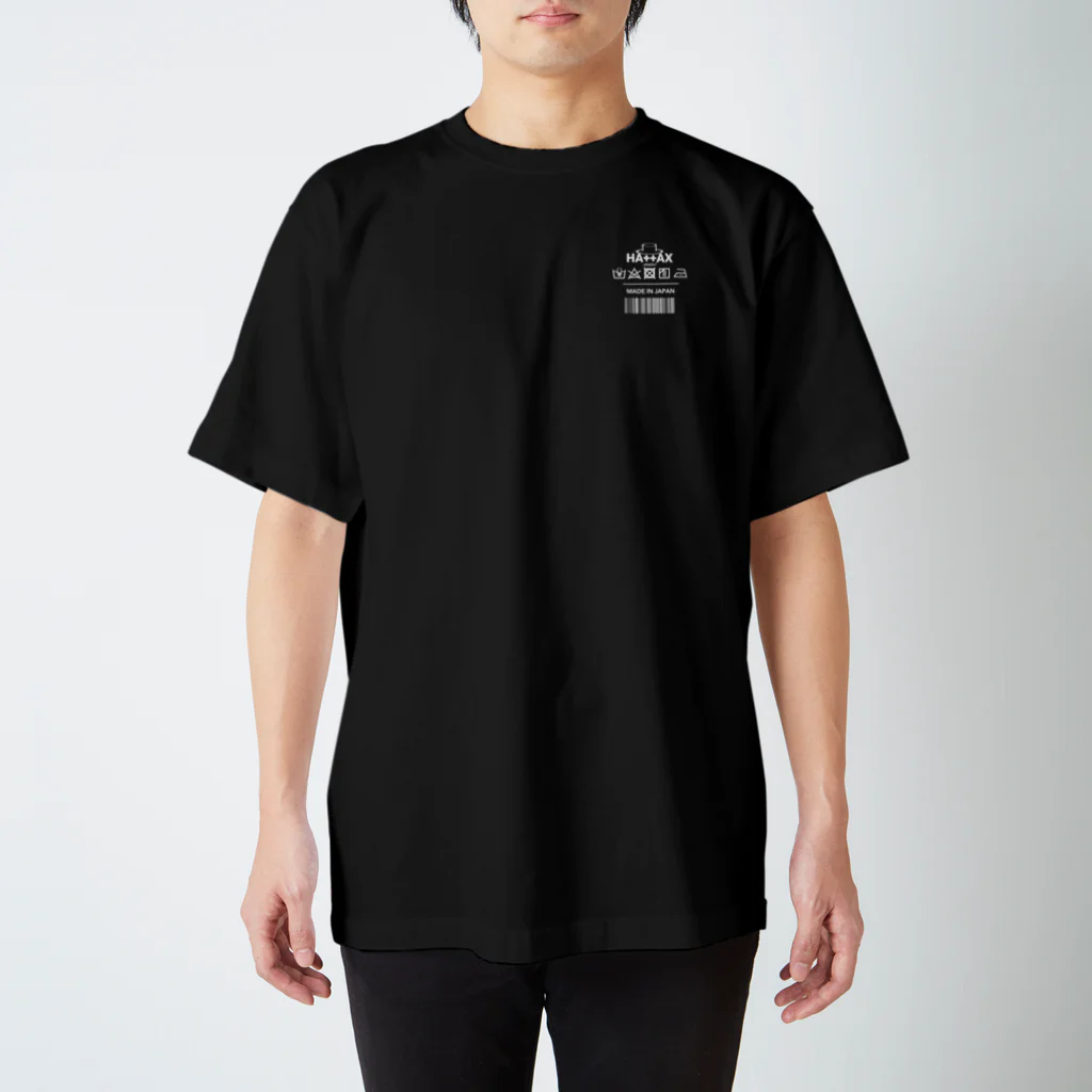 ''''Bar Code''''のBar Code T-shirt  black スタンダードTシャツ