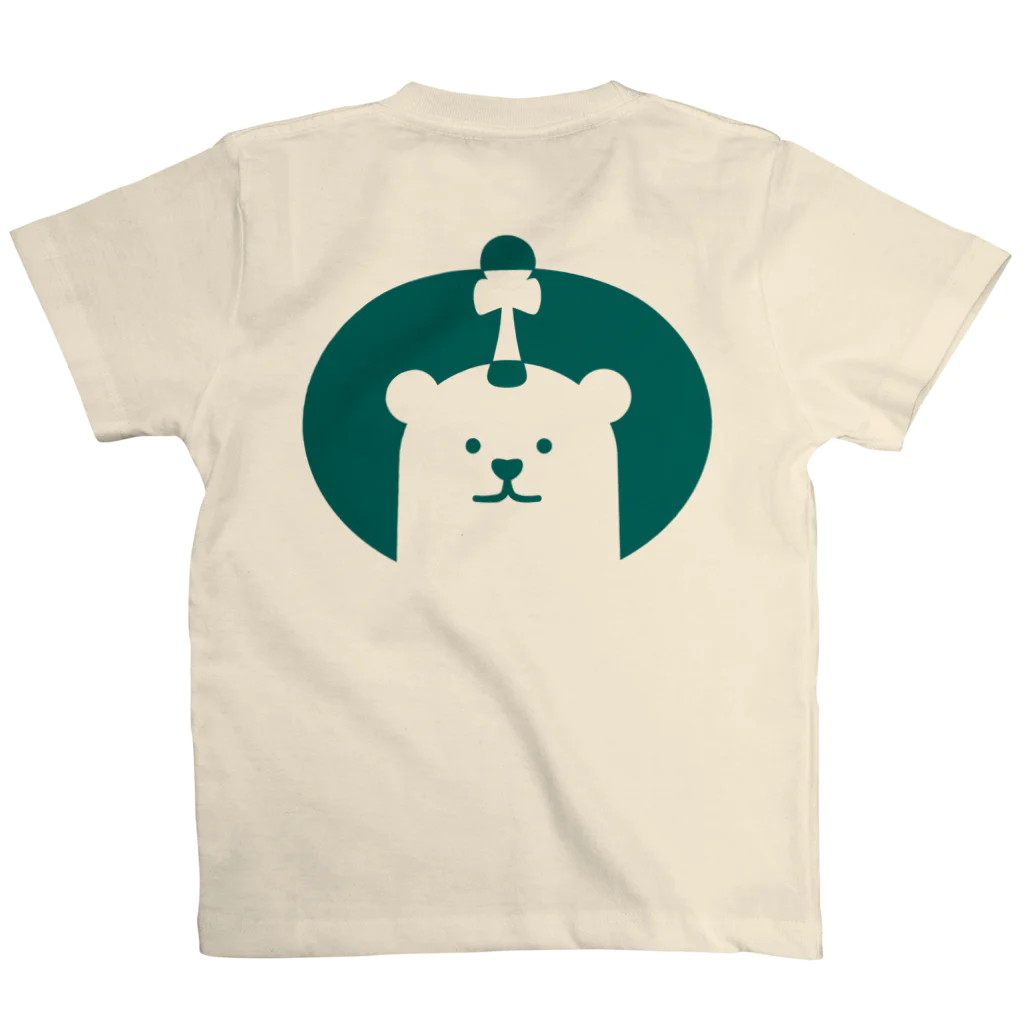 EZO Kendama Collective StoreのEZO Kendama Collective [ DAMA BEAR / Dark color ] Regular Fit T-Shirtの裏面