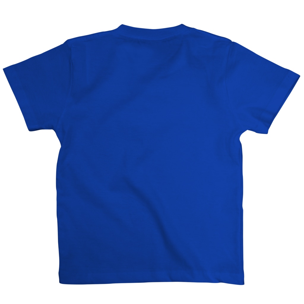 ぼくのすいぞくかん SUZURI店のサメカオdeepcolorキッズ Regular Fit T-Shirtの裏面