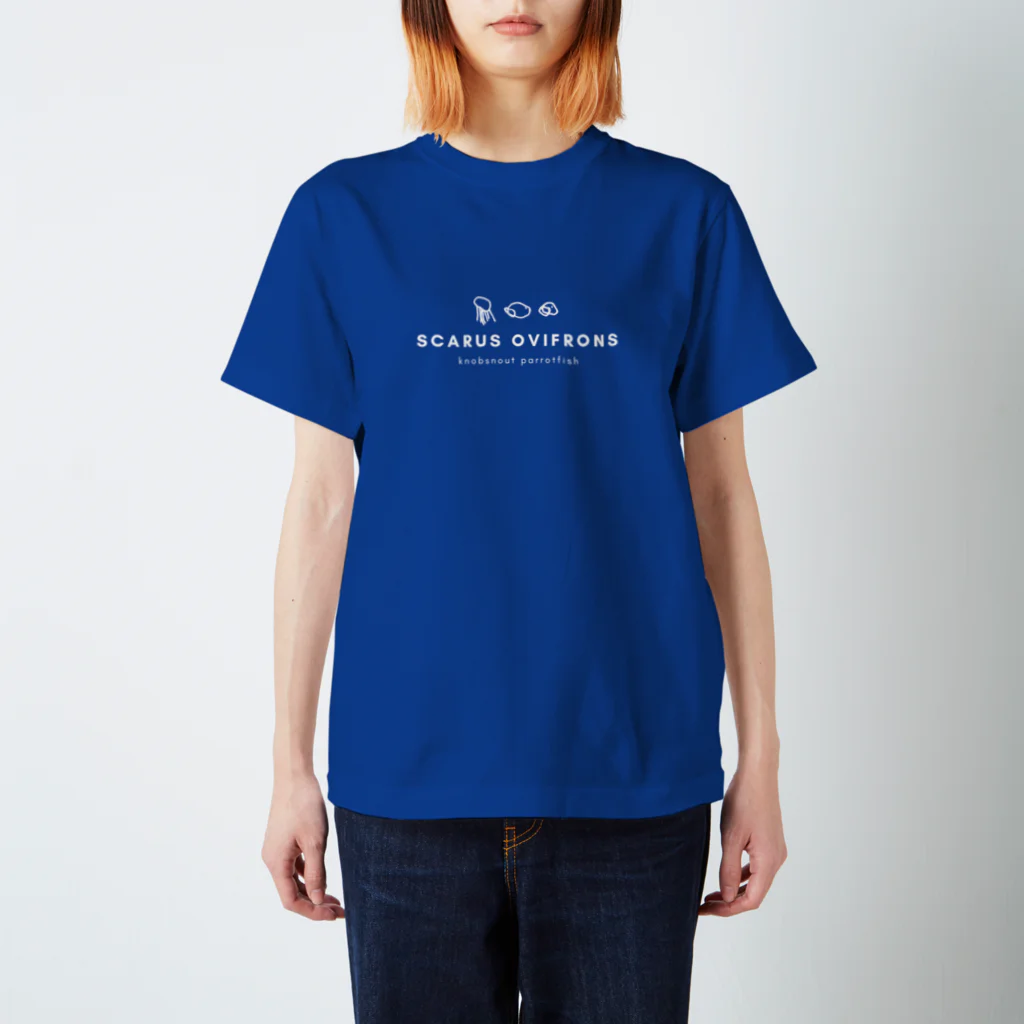 りんごやさん。のあおぶだい あお スタンダードTシャツ