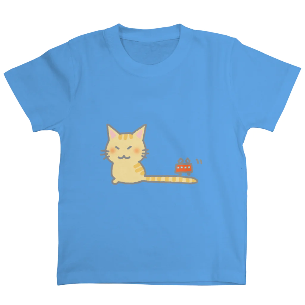 フニータと猫のお店の電車猫さん スタンダードTシャツ