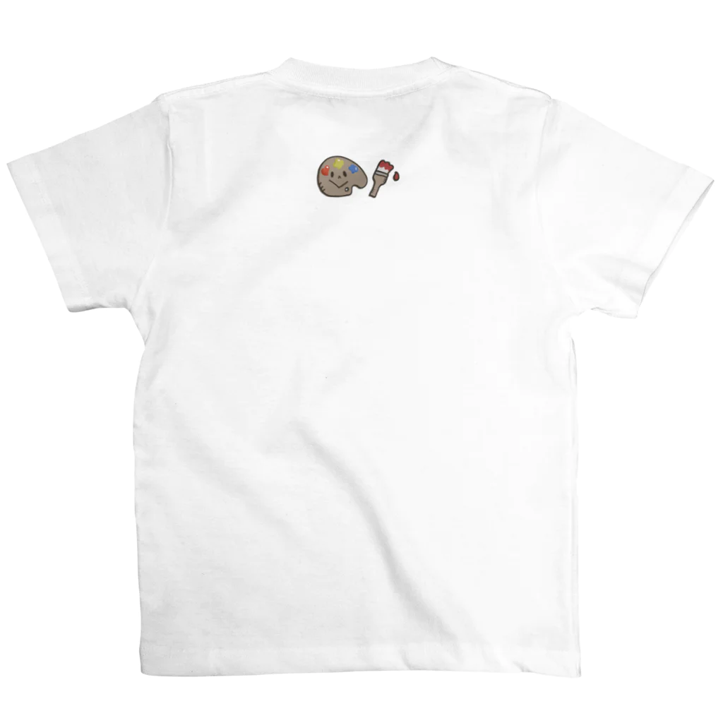 Kids art activity！のオリジナルロゴ スタンダードTシャツの裏面