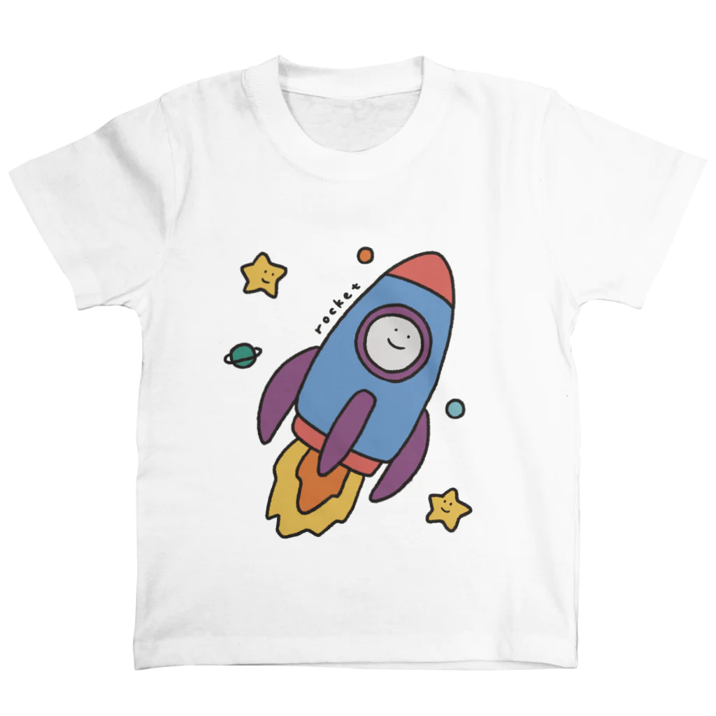 ぼんやり商会 SUZURI店のロケットさん ｡ｏＯ スタンダードTシャツ