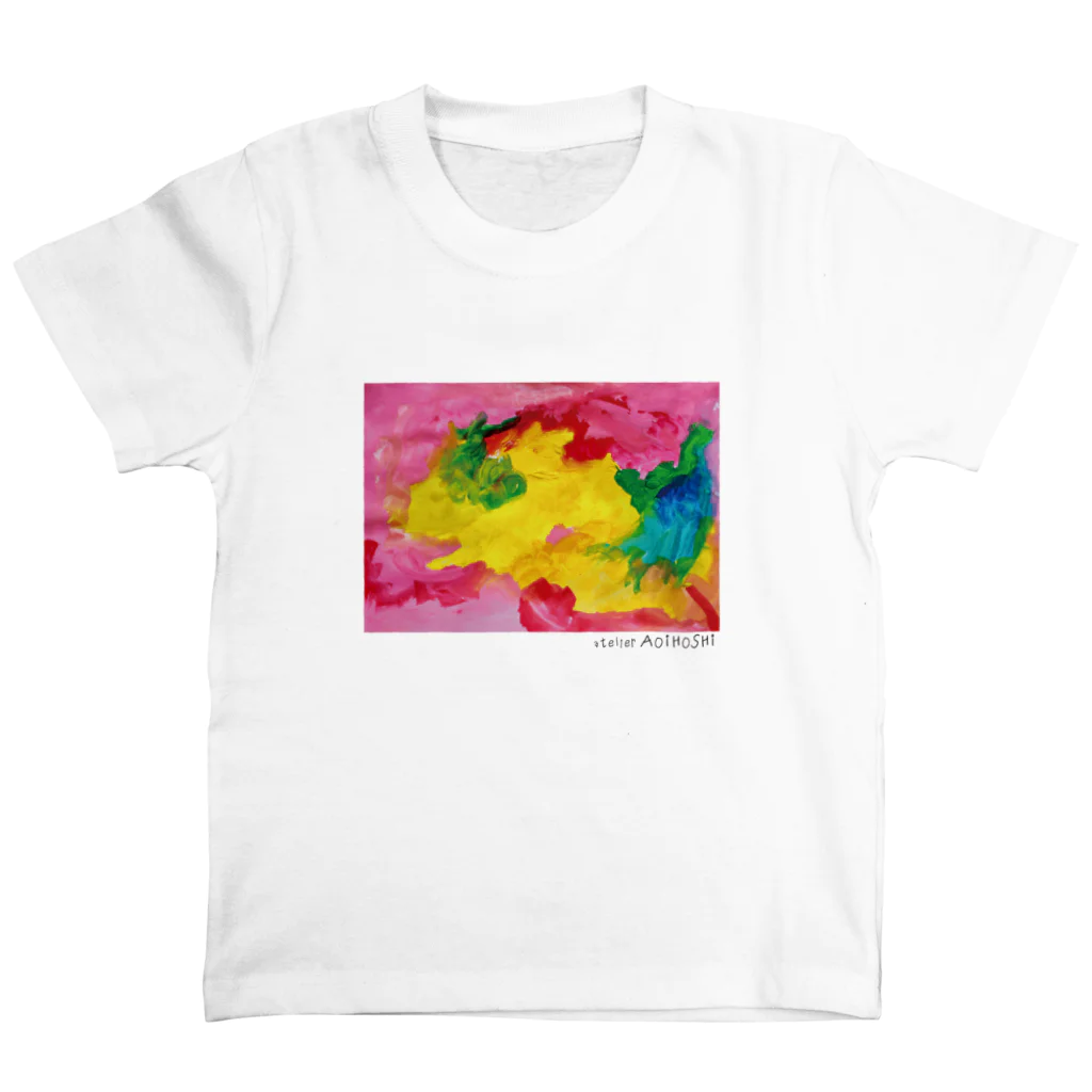 あおいほし絵画教室 | デザインストアの027 ドローイング（S.Mちゃん） Regular Fit T-Shirt