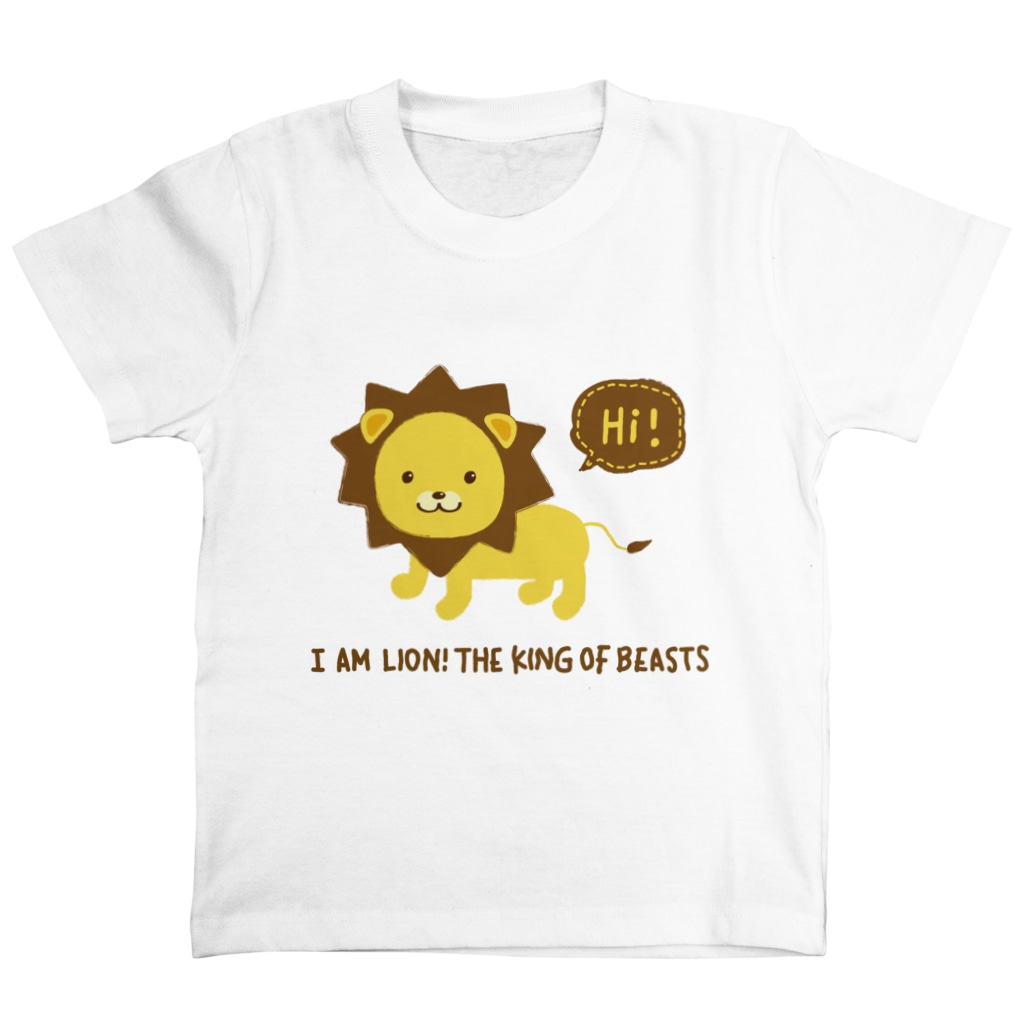 あかえほ│赤ちゃん絵本のWeb図書館　公式グッズ販売のライオンくん【あかえほ公式】 Regular Fit T-Shirt