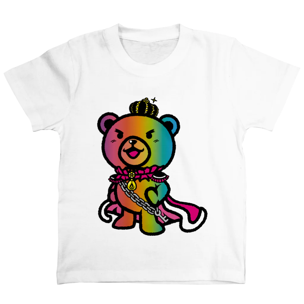 BASE forのBASEfor BEAR Rainbow スタンダードTシャツ