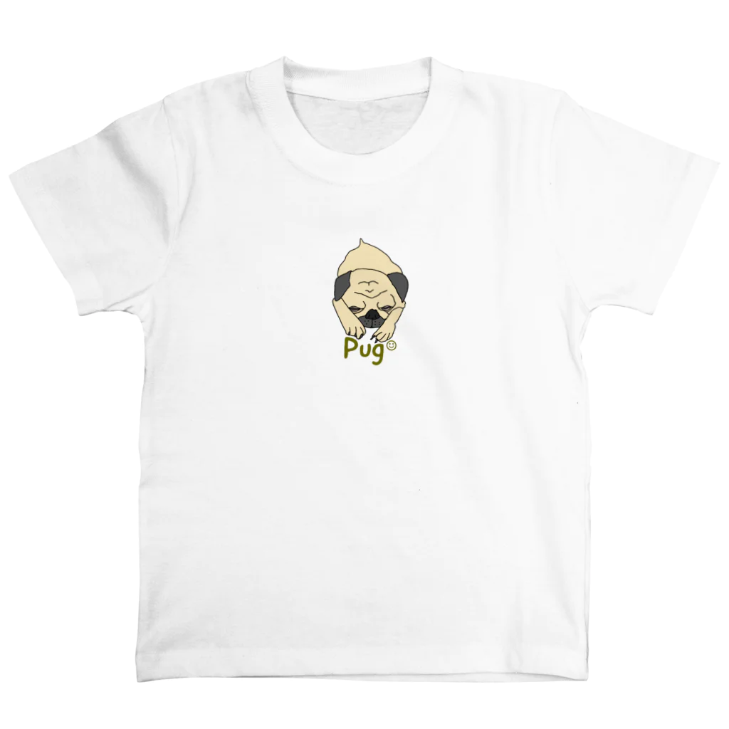 ロルカフェ。のpug☺︎ スタンダードTシャツ