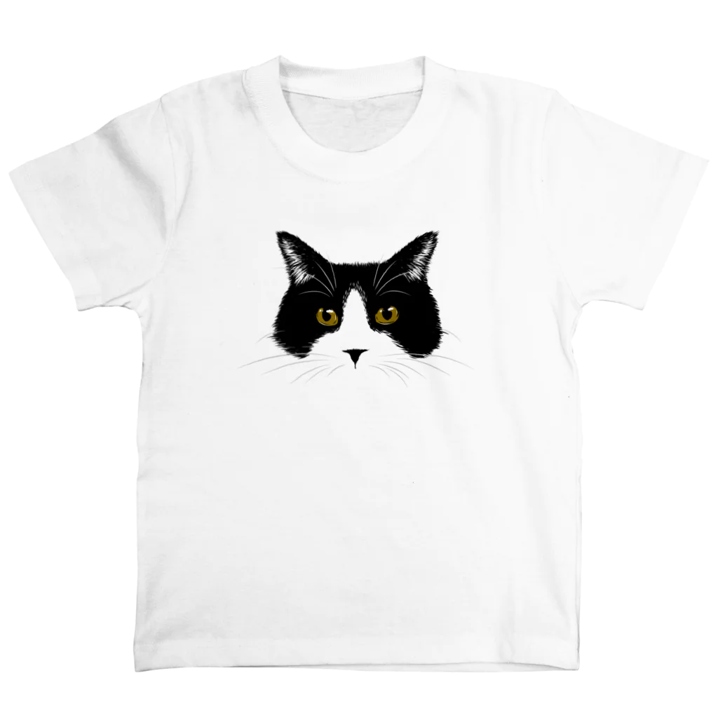 保護猫ボランティアまなねこのはちわれ♡ Regular Fit T-Shirt
