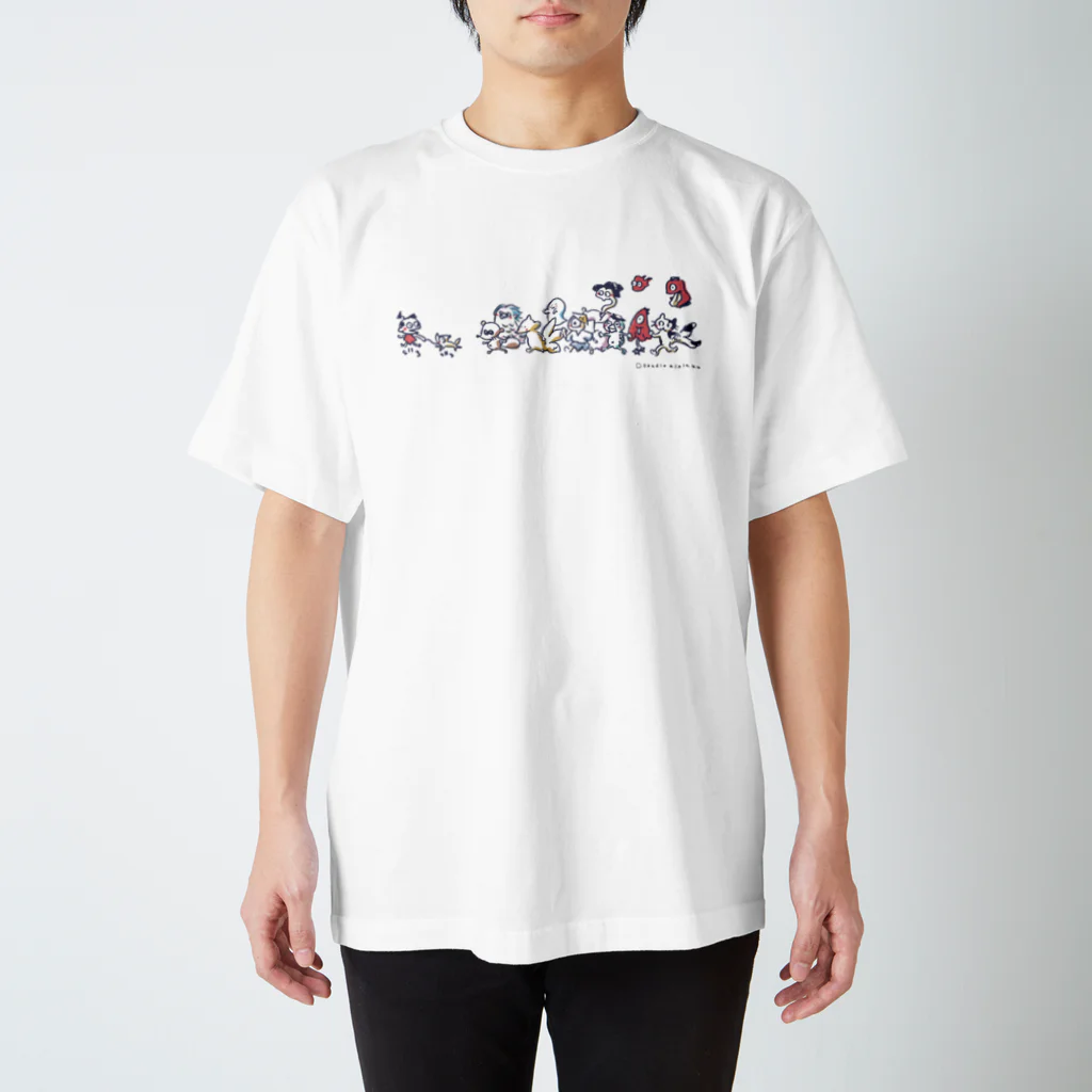 studio ulalakaの妖怪大行進 スタンダードTシャツ