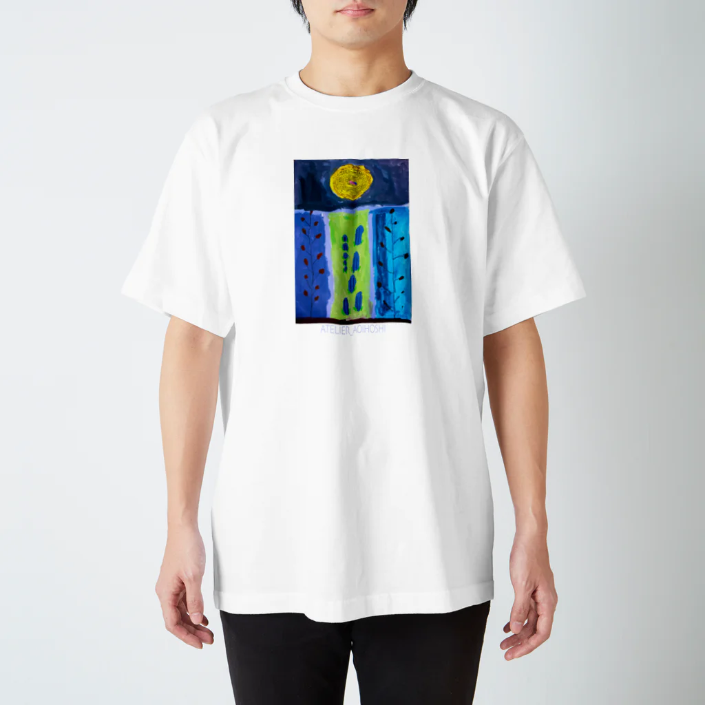 あおいほし絵画教室 | デザインストアの013 秋の花（M.Kちゃん） Regular Fit T-Shirt