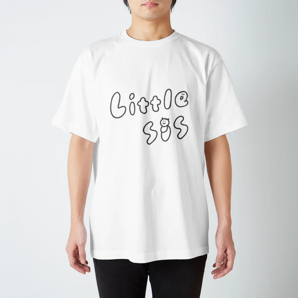 ぼんやり商会 SUZURI店のlittle sis Regular Fit T-Shirt