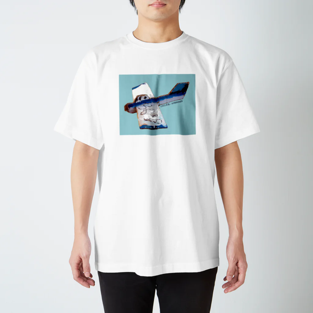 あおいほし絵画教室 | デザインストアの024 プロペラ機（H.Mくん） スタンダードTシャツ