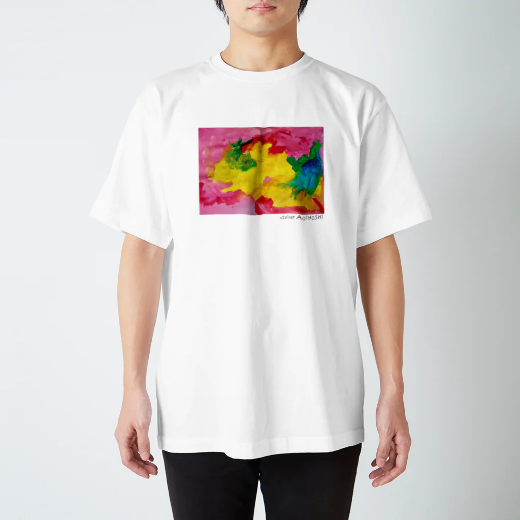 あおいほし絵画教室 | デザインストアの027 ドローイング（S.Mちゃん） Regular Fit T-Shirt