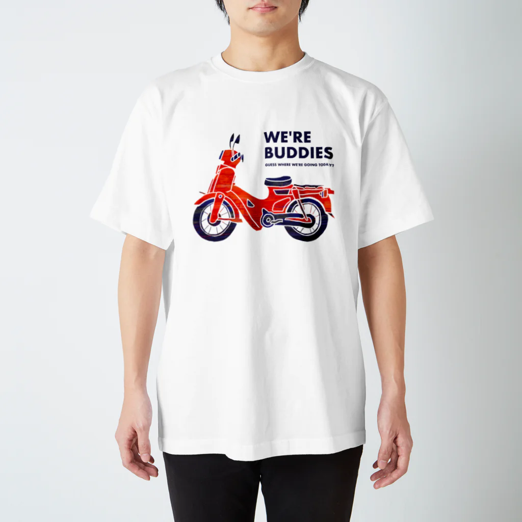 watasackの赤いバイク スタンダードTシャツ