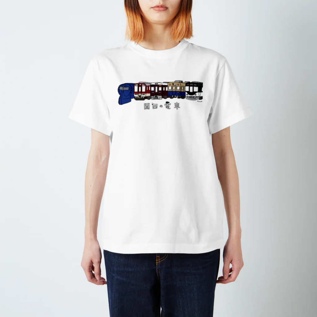 母アパレルの関西の電車並べました Regular Fit T-Shirt