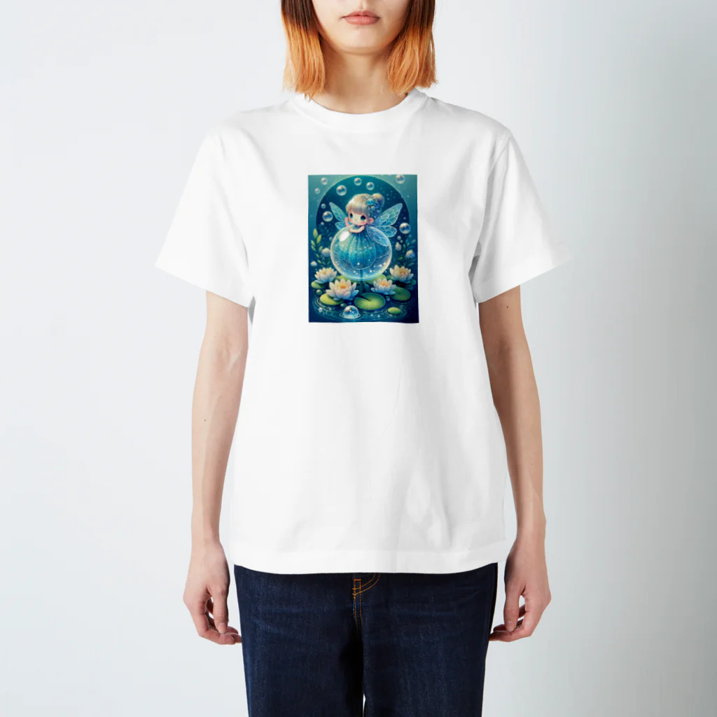 miuhaduの「水辺の妖精の輝き」 スタンダードTシャツ