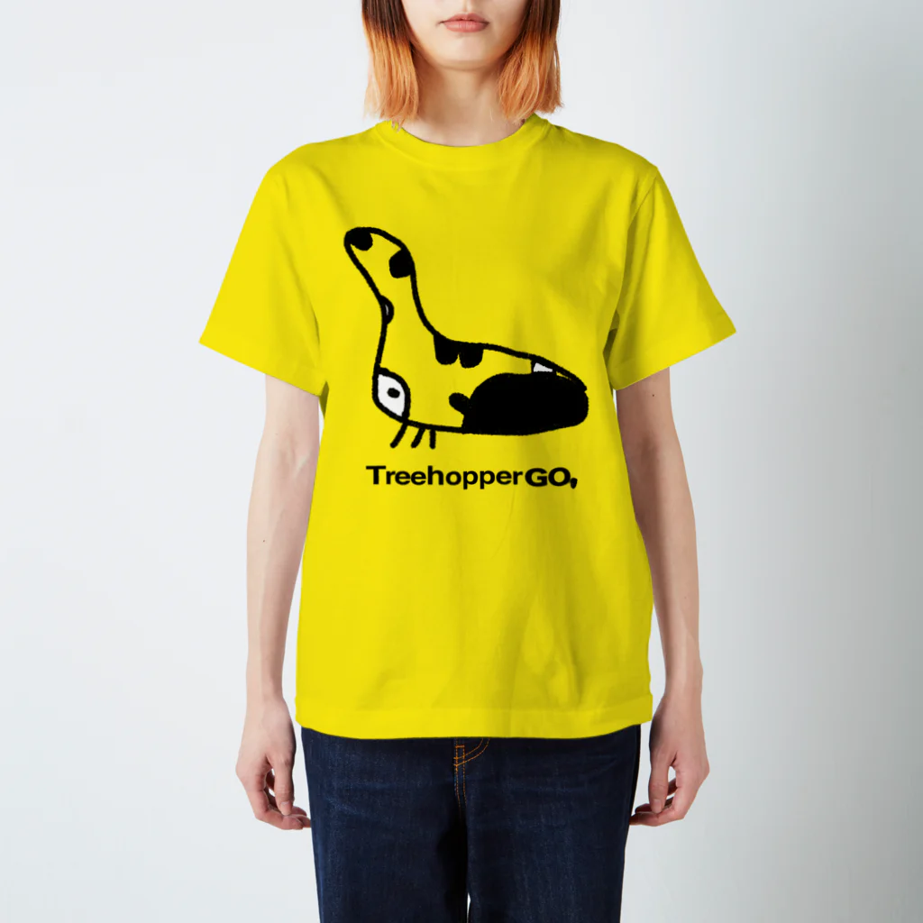 ツノゼミクラフト　#ツノゼミgoのあつめて！ツノゼミくん スタンダードTシャツ