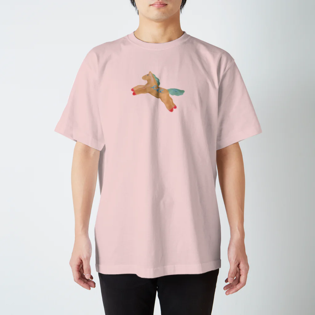 Rera(レラ)のぷるぷるのお馬(レモン) Regular Fit T-Shirt