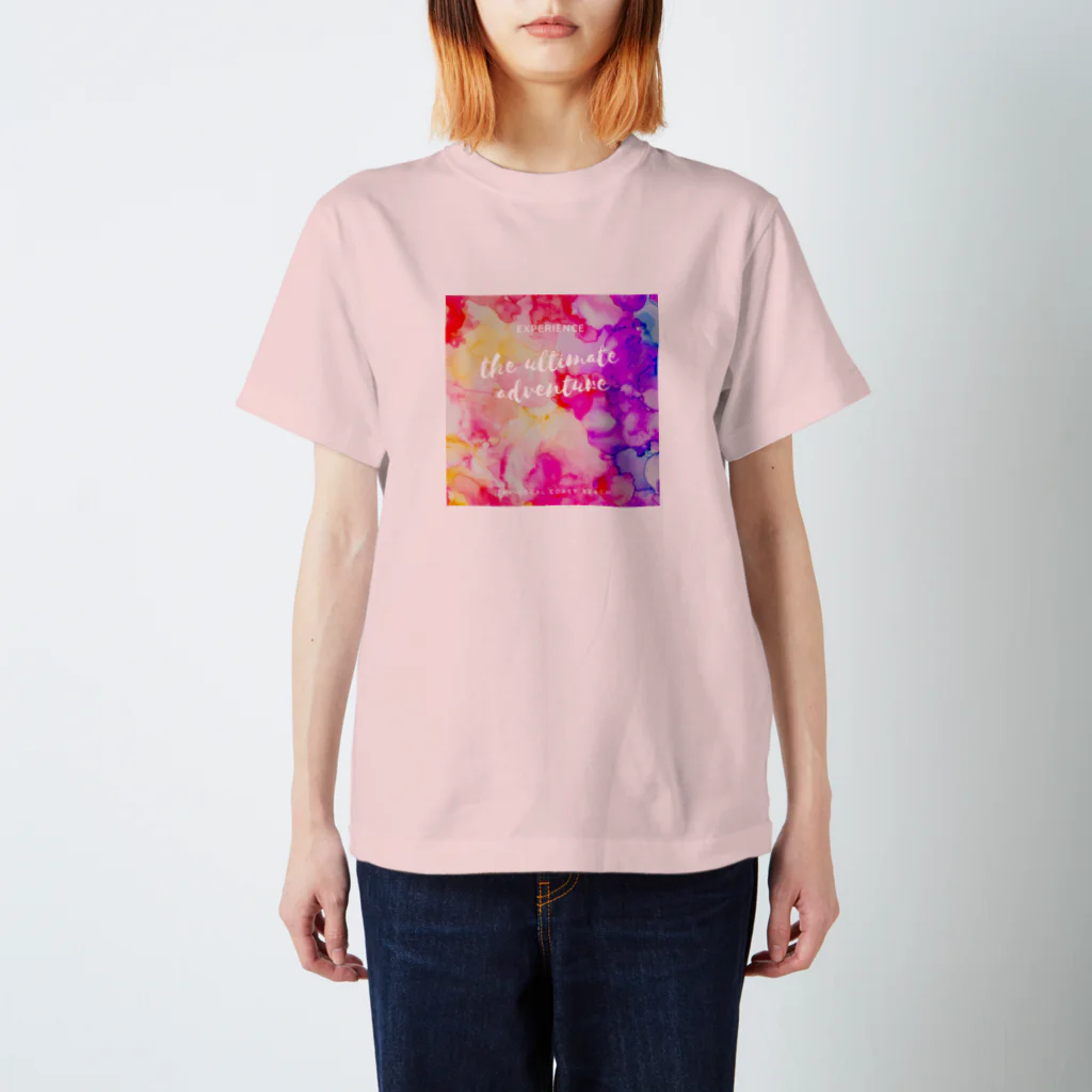 つまみ細工村田翠奈のexperience pink スタンダードTシャツ