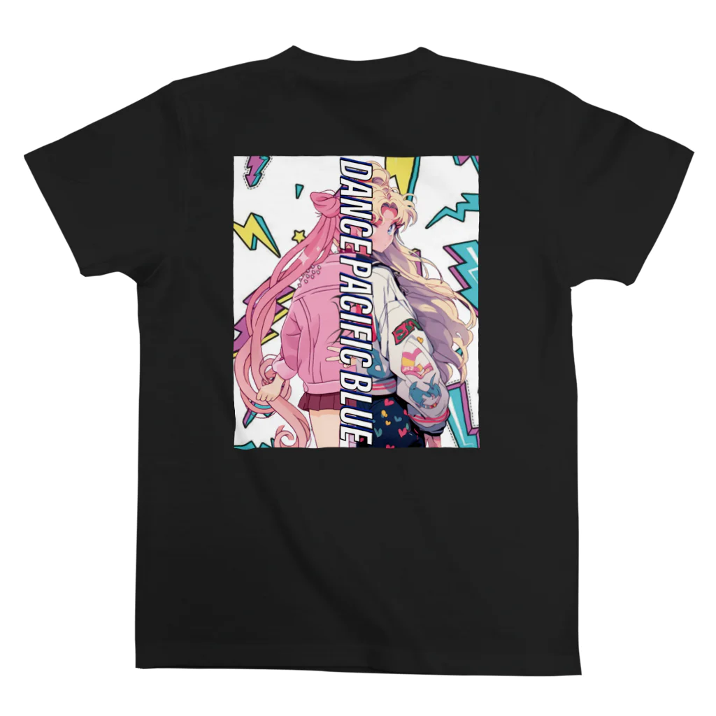 DANCE PACIFIC BLUEのフェルスデザイン スタンダードTシャツの裏面