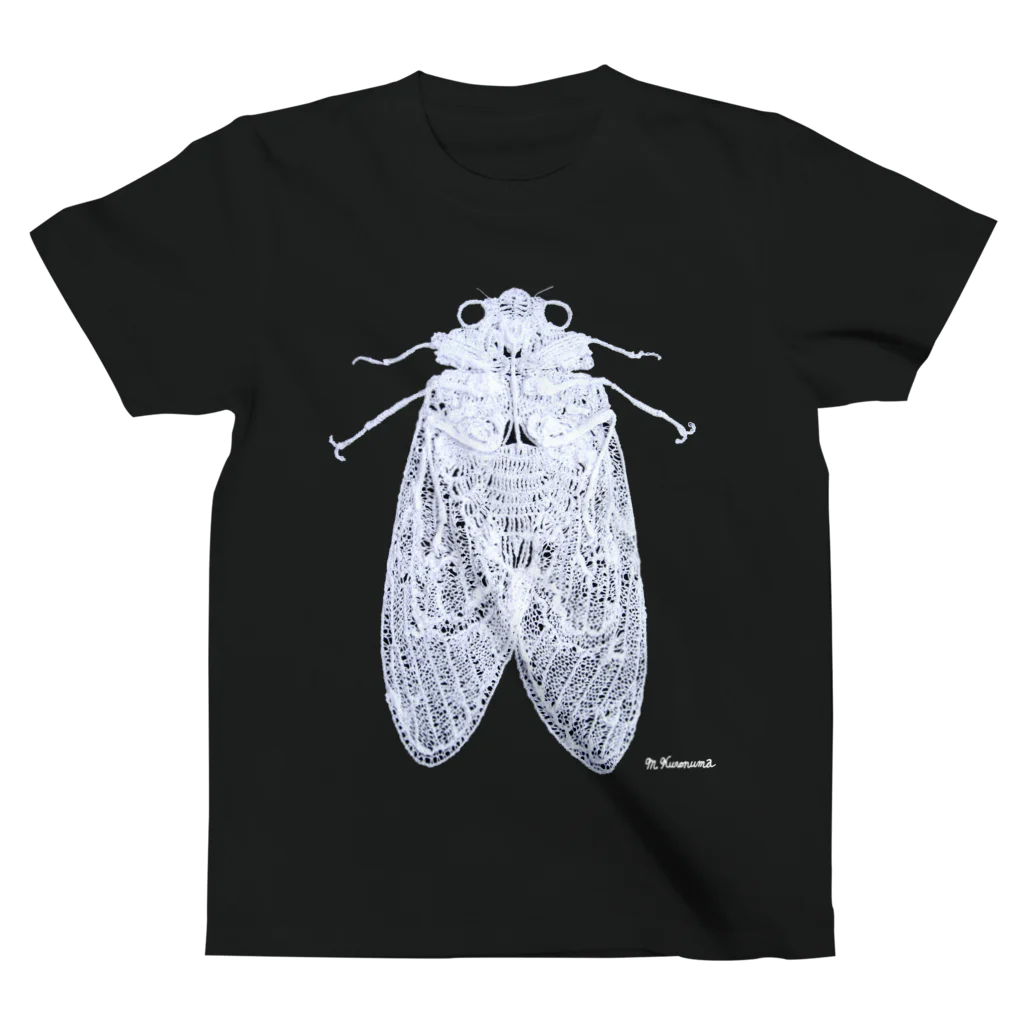 Biological Laceworksのセミ両面（カラー写真）　Cicada-Both sides (Photo)   スタンダードTシャツ