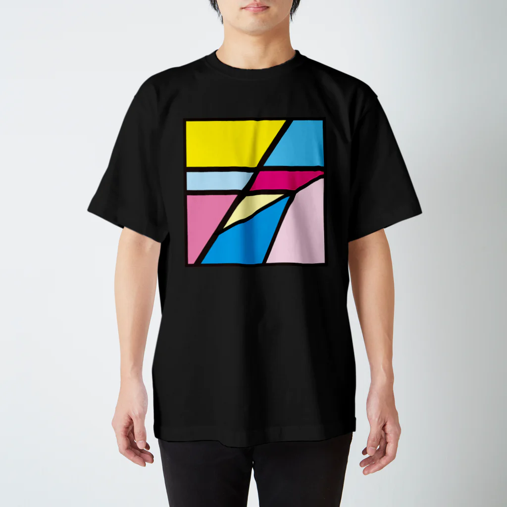 キイフォルダ／kiifolderのキイ スクエアロゴCMYK スタンダードTシャツ