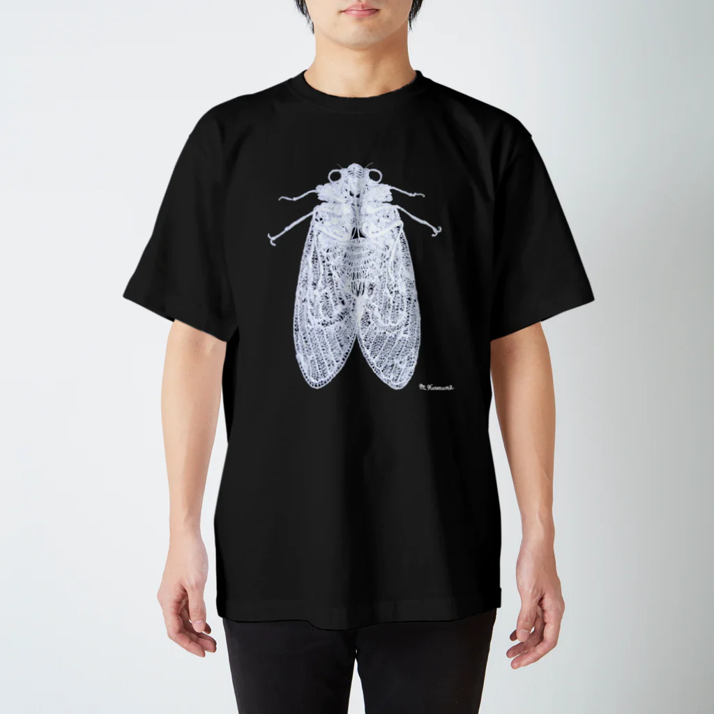 Biological Laceworksのセミ両面（カラー写真）　Cicada-Both sides (Photo)   スタンダードTシャツ