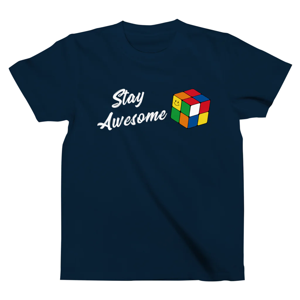 Best CUBEのStay Awesome ルービックキューブ スタンダードTシャツ