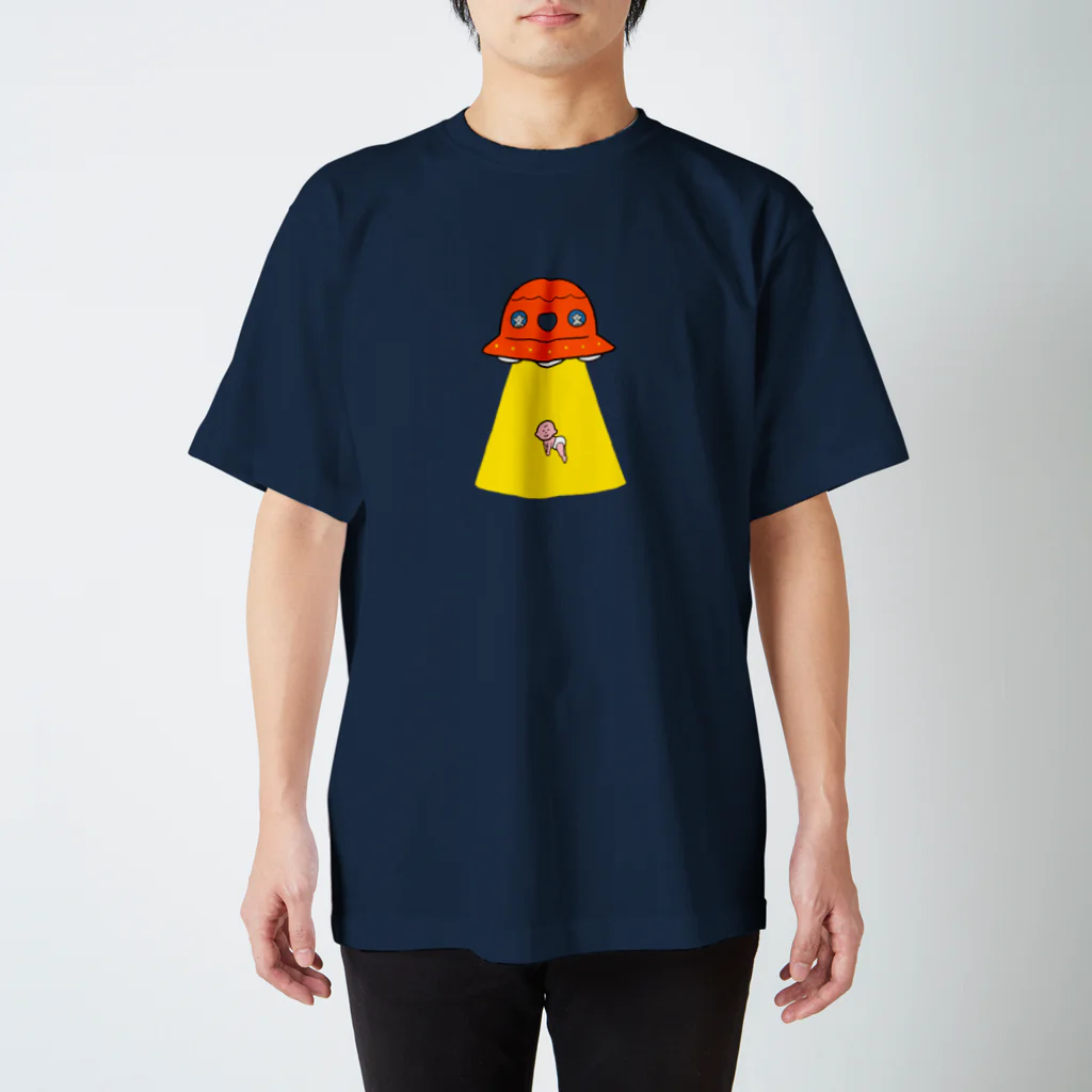 たろう(な気分)屋さんの赤ちゃんとUFO Regular Fit T-Shirt