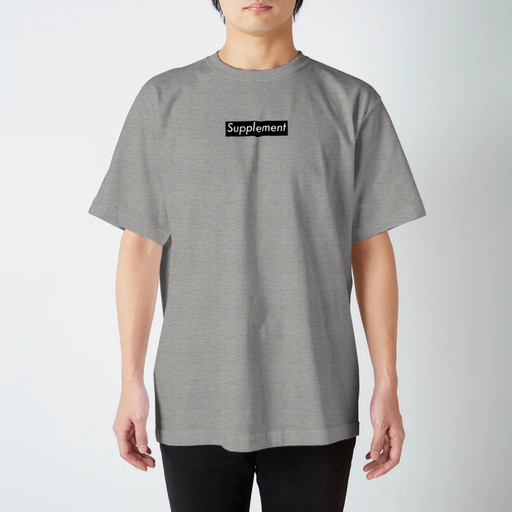 SleepDOGのボックスロゴ「サプリメント」 Regular Fit T-Shirt