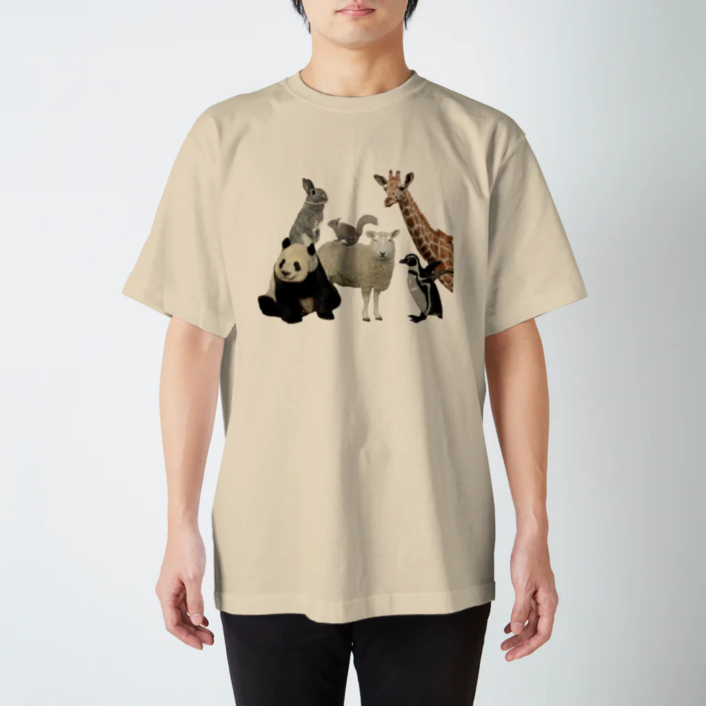 いきもの大好き！ほほえみフレンズのいきもの大好き！ほほえみフレンズ。動物たちが大集合！ Regular Fit T-Shirt