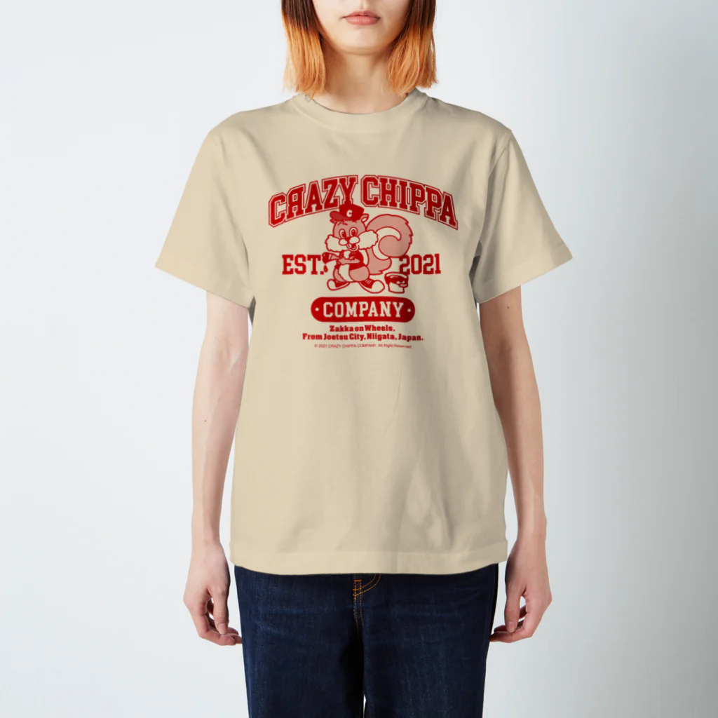 クレイジーチッパカンパニーのクレイジーチッパカンパニー カレッジ スタンダードTシャツ