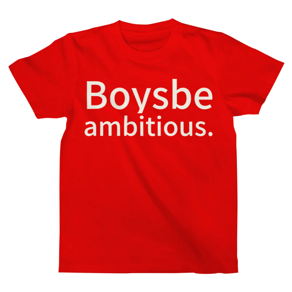 ゼニキンSHOPのBoys, be ambitious. Regular Fit T-Shirt