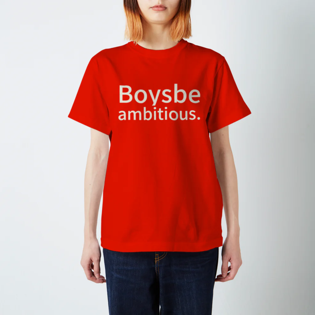 ゼニキンSHOPのBoys, be ambitious. Regular Fit T-Shirt