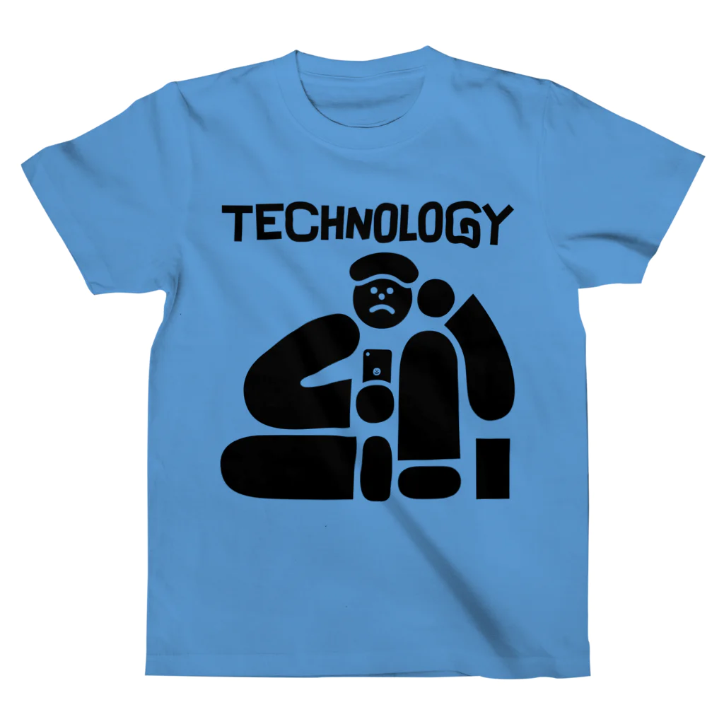 STOMACHACHE.のTECHNOLOGY_goods_phone Regular Fit T-Shirt