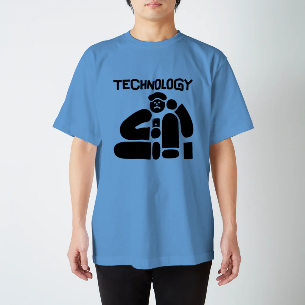 STOMACHACHE.のTECHNOLOGY_goods_phone Regular Fit T-Shirt