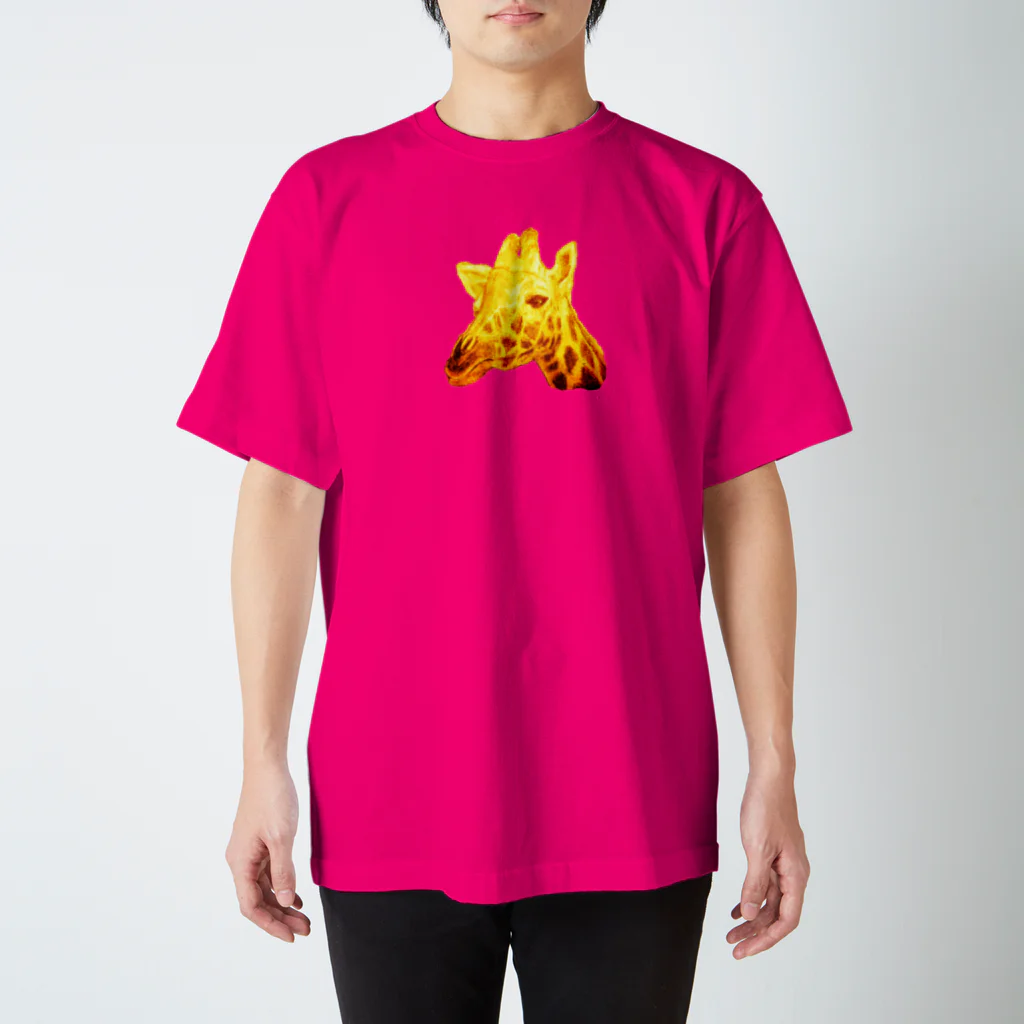 動物好きのゴリラ🦍🍌のキリンさん Regular Fit T-Shirt