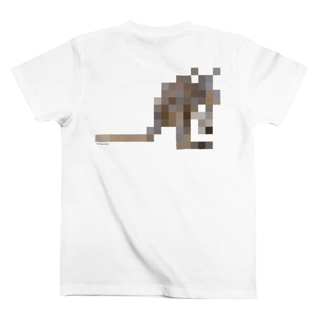 PITTEN PRODUCTSのPIXEL_ANIMAL_07(KANGAROO) スタンダードTシャツの裏面