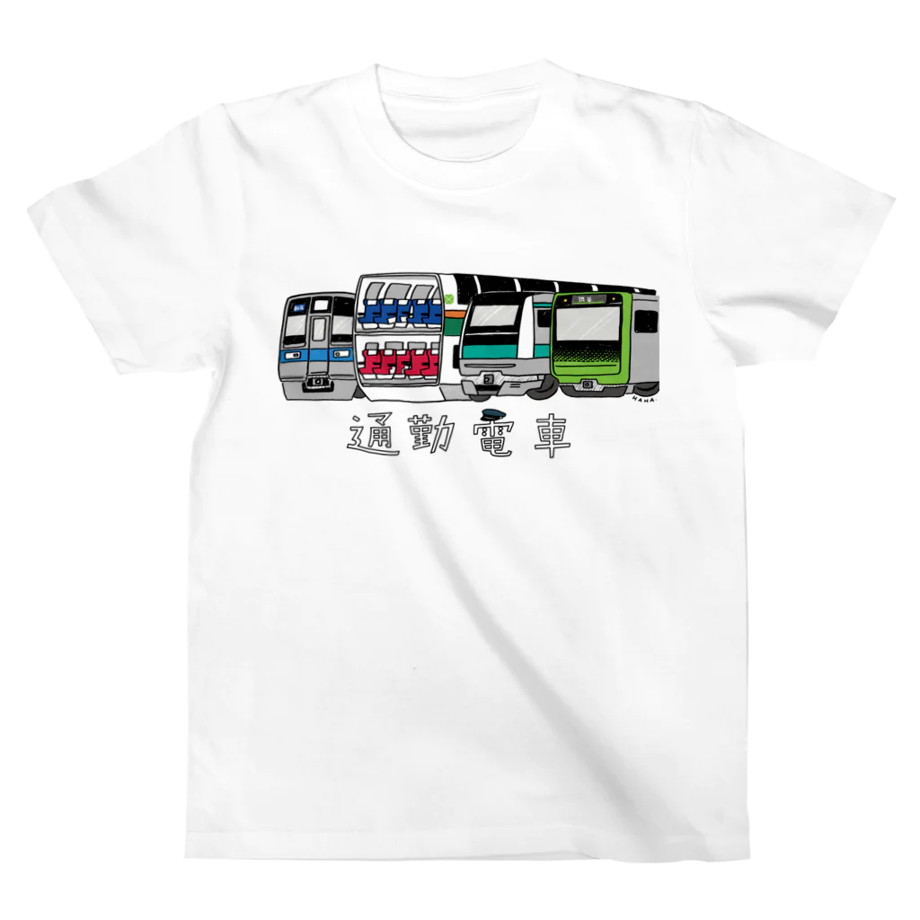 母アパレルの通勤電車、並べました Regular Fit T-Shirt