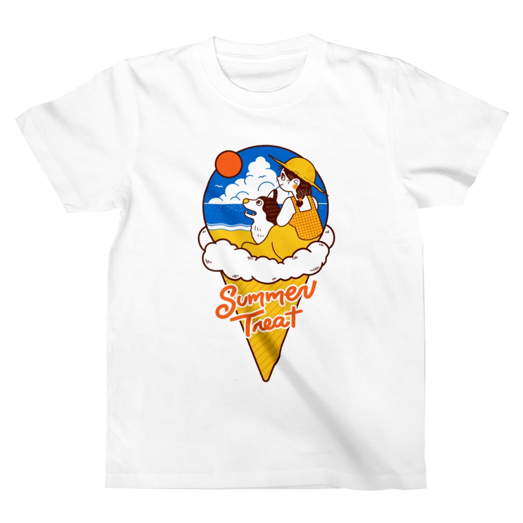 SANNO CREATIONSの夏のごほうび Regular Fit T-Shirt